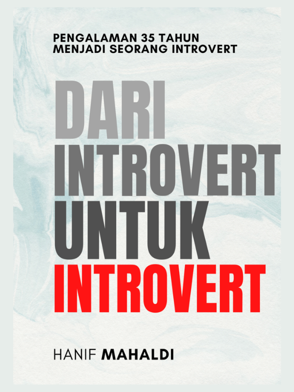 Cover Dari Introvert Untuk Introvert